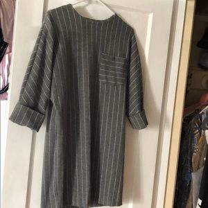 Zara stripe grey dress